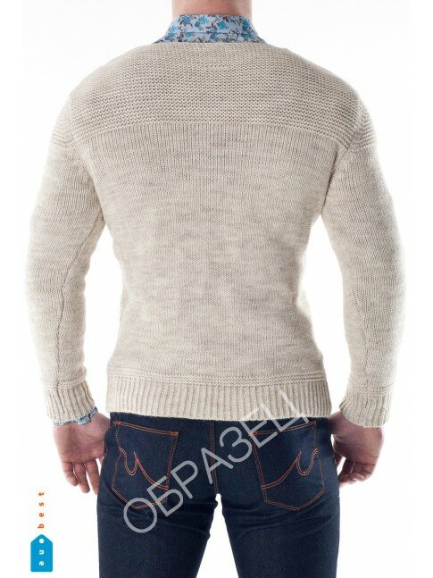Белый мужской джемпер Белый мужской джемпер