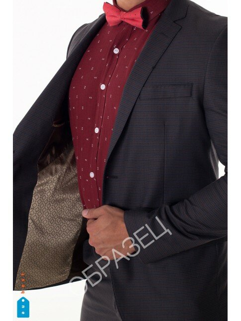 Костюм темно коричневый мужской Костюм темно коричневый мужской